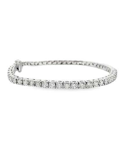 14K White Gold Tennis Bracelet