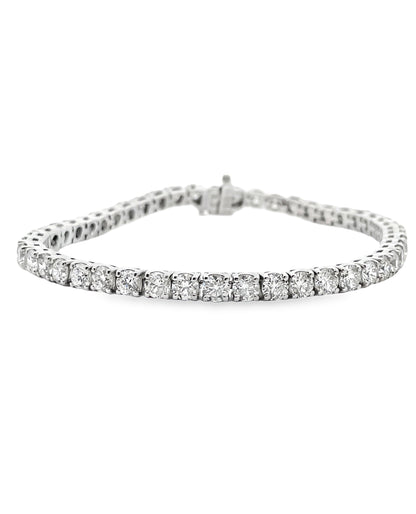 14K White Gold Tennis Bracelet