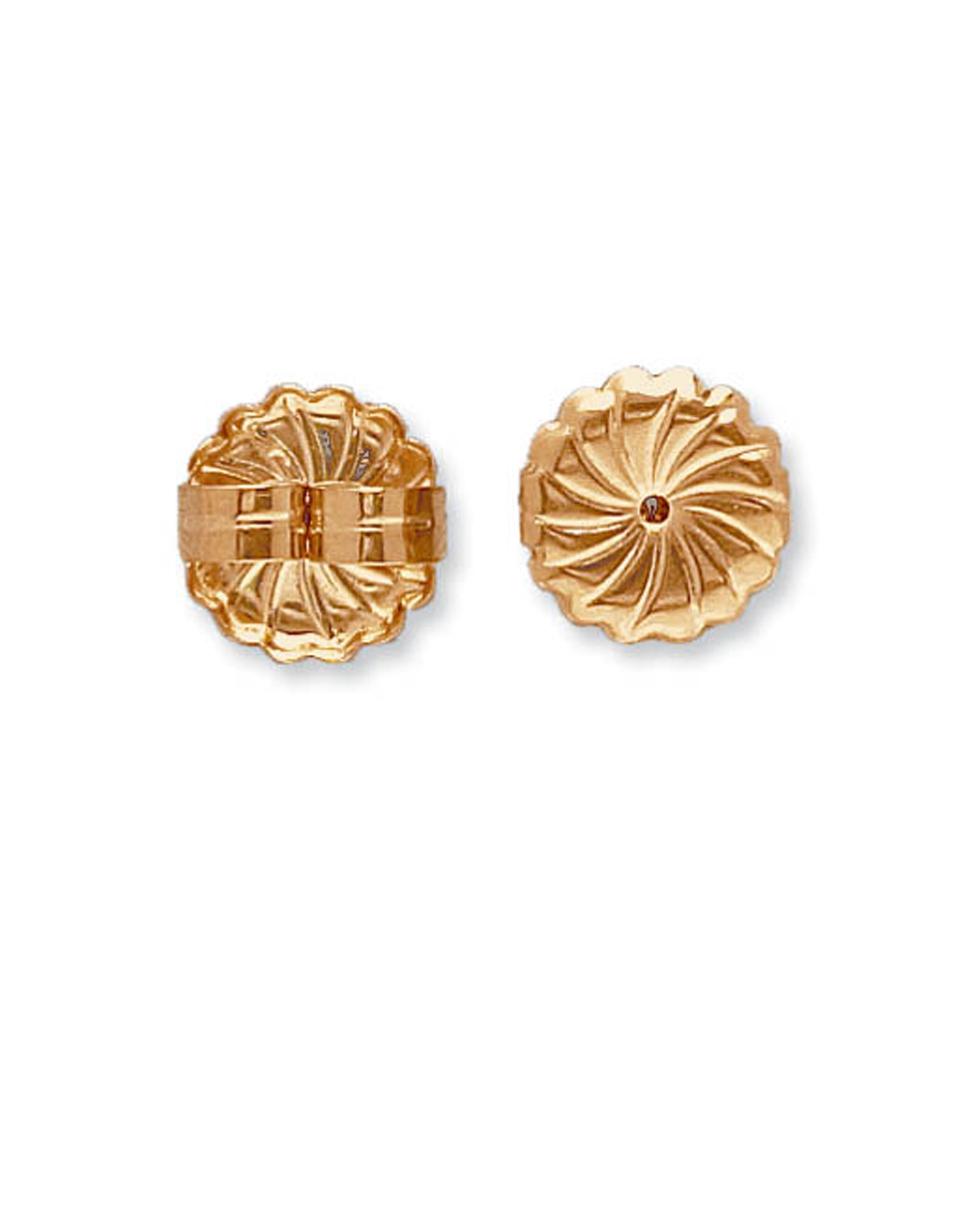 14K Yellow Gold Jumbo Earring Back