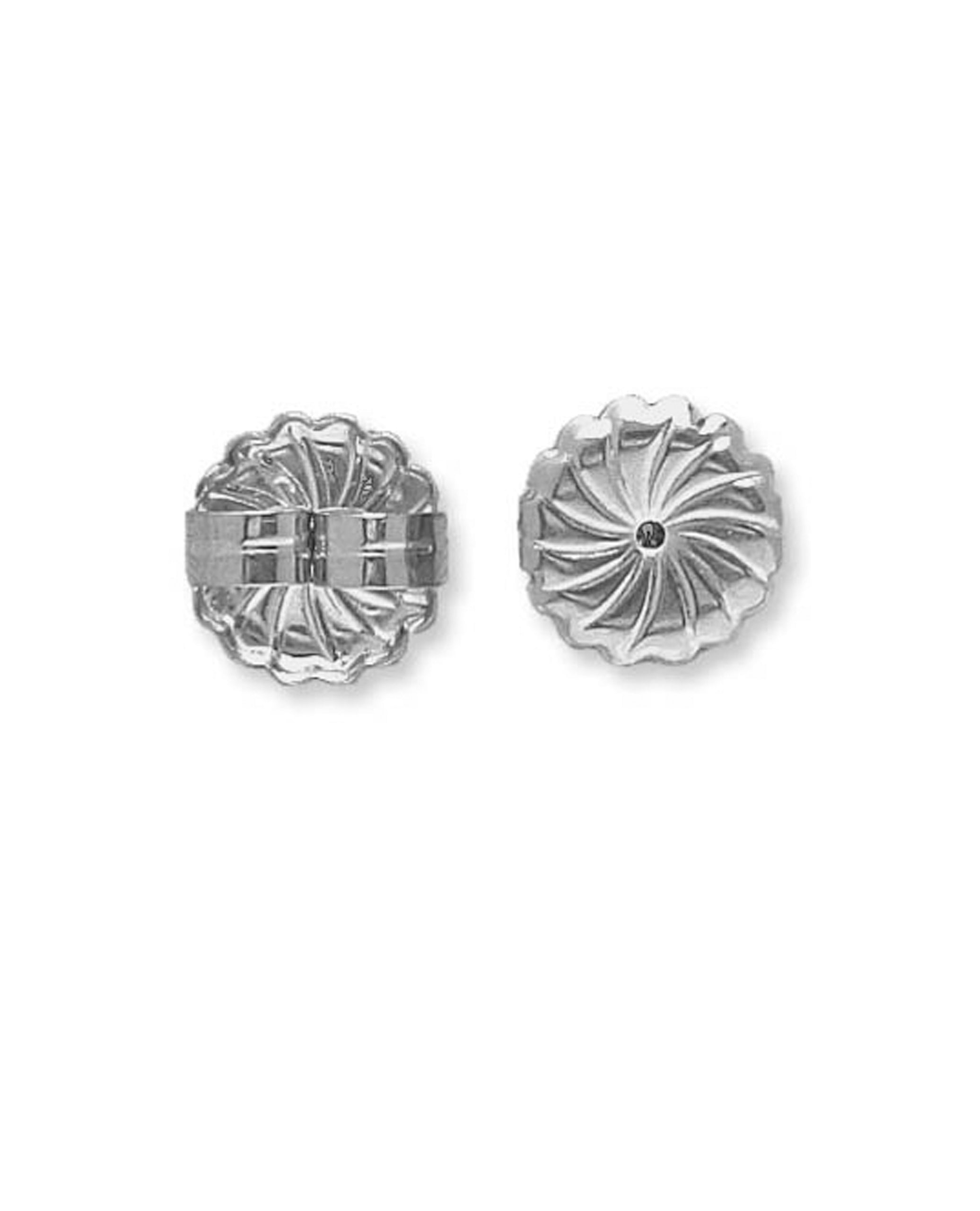 14K White Gold Jumbo Earring Back