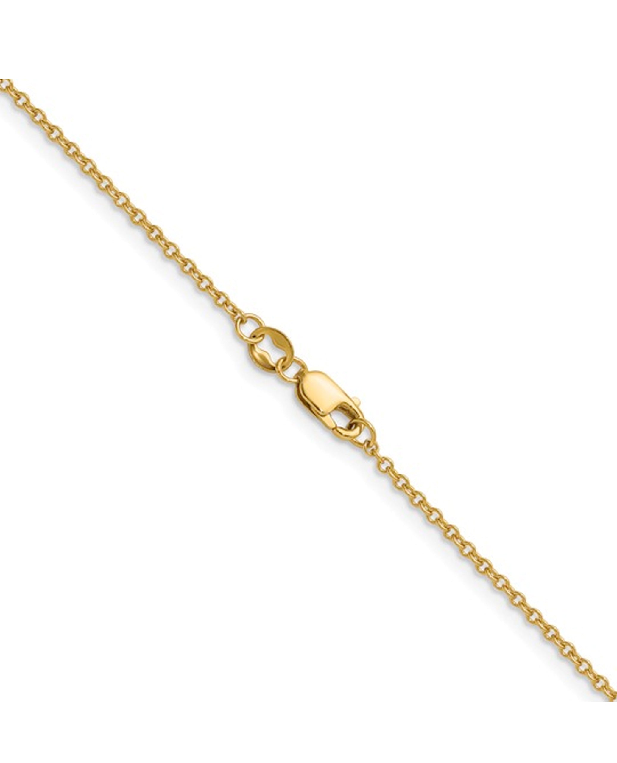 14K Gold Filled 1.60mm Cable with Lobster Clasp 20in Chain