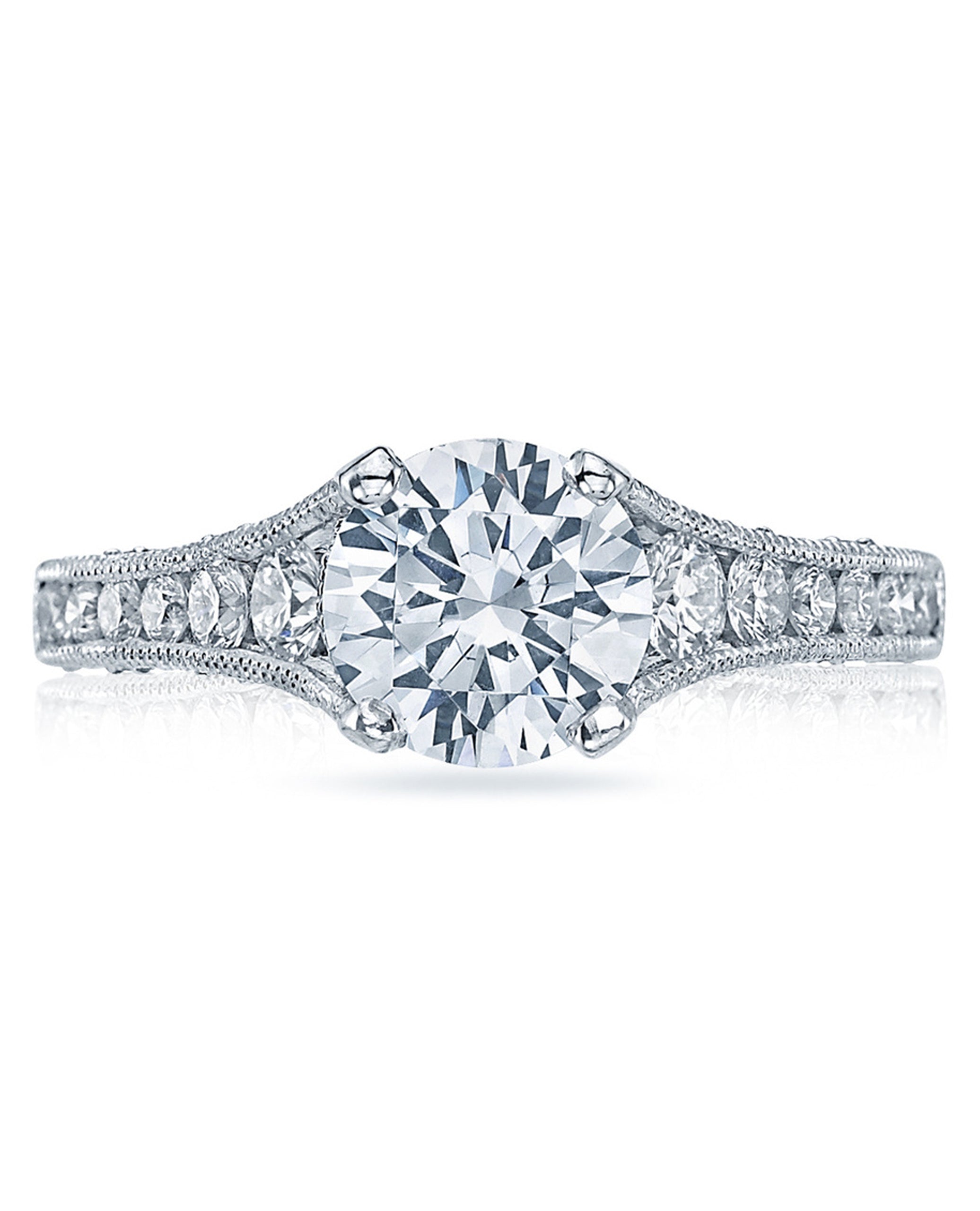 Tacori HT2510 1/2XW Reverse Crescent Collection Engagement Ring Setting