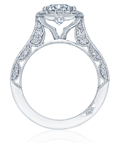 Tacori HT2550 CU7W Classic Crescent Engagement Ring Setting