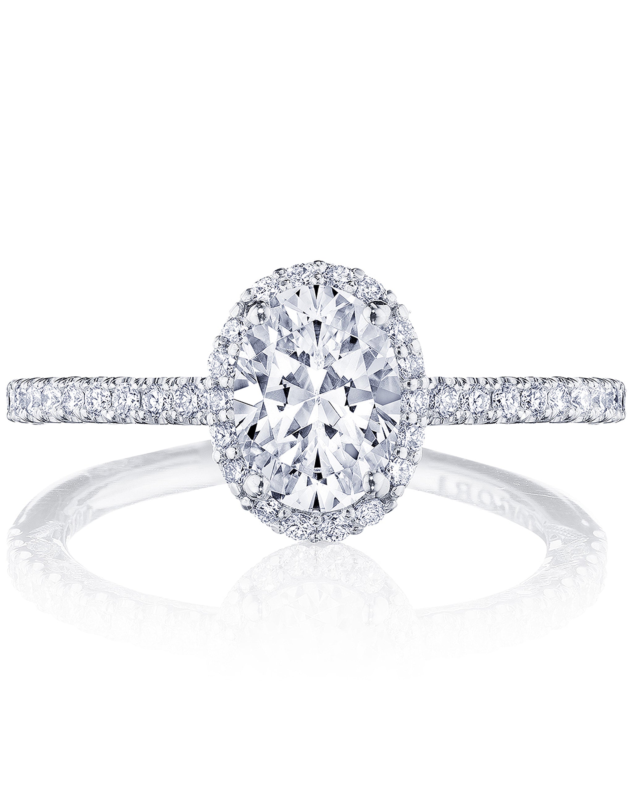 Tacori HT2572 1.5OV8X6 Petite Crescent Engagement Ring