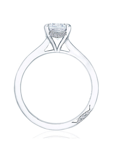Tacori HT2580 Founder's Ring Setting for Emerald or Radiant Cut 8X6 Millimeter Stone