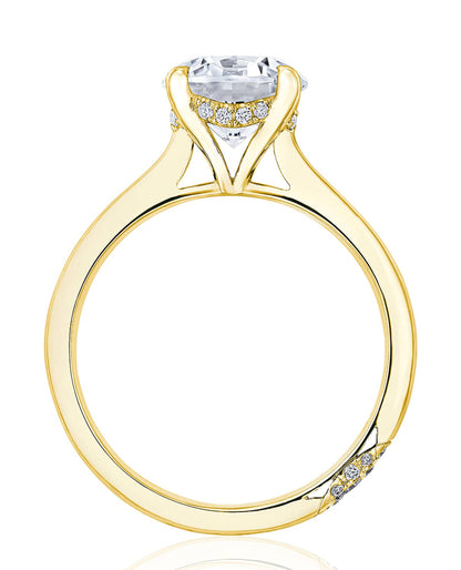 Tacori HT2580RD8Y RoyalT 18K Yellow Gold Classic Crescent Ring