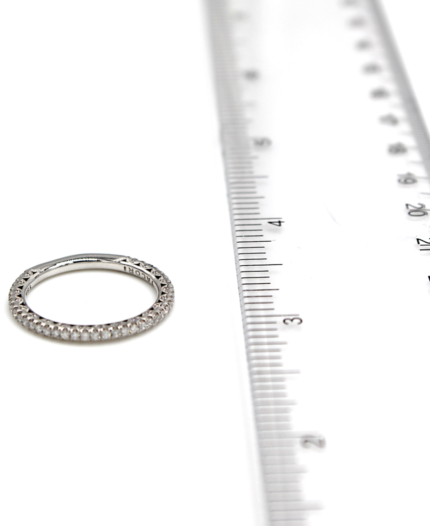 Tacori HT2545 1.5 B 3/4 Petite Crescent Band Size 6.75