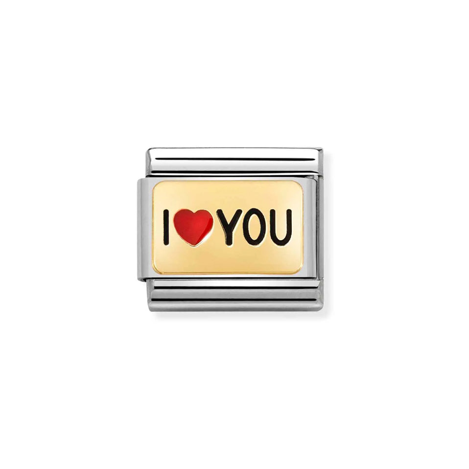 Nomination Composable 030284/52 Classic Link I Heart You