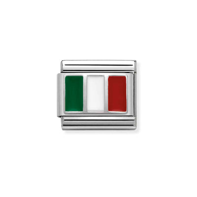Nomination Composable Link 330207/16 Classic FLAGS Italy
