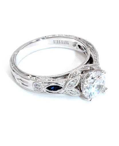 Kirk Kara K1120SDC-R Dahlia Engagement Ring