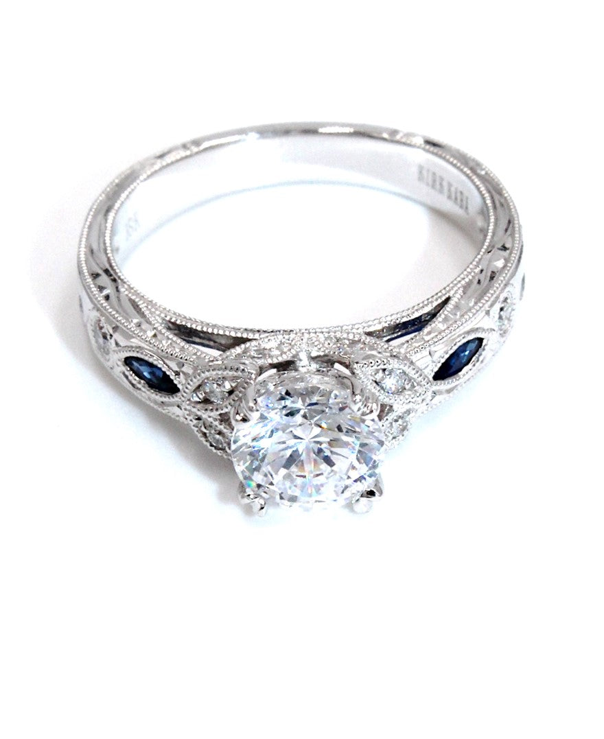 Kirk Kara K1120SDC-R Dahlia Engagement Ring