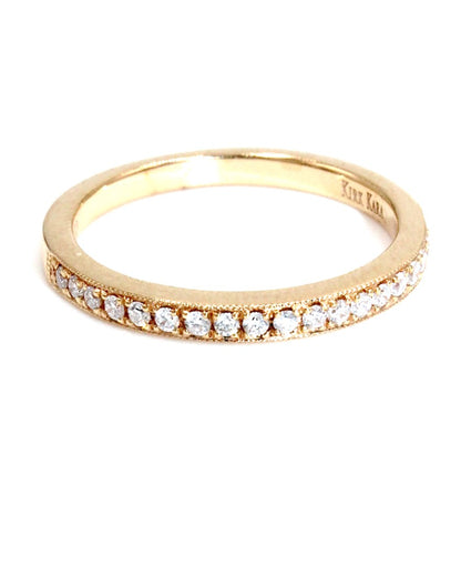 Kirk Kara K1250D-B Angelique Pink Gold Ring