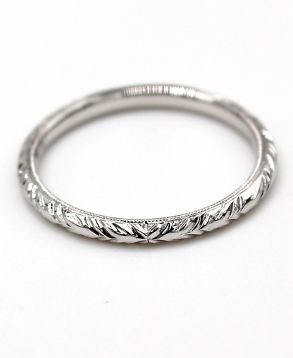 Kirk Kara K401EN-B Engraved Band (Choose free shipping at checkout)