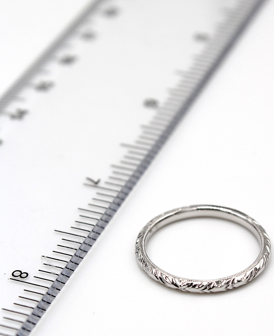 Kirk Kara K401EN-B Engraved Band (Choose free shipping at checkout)