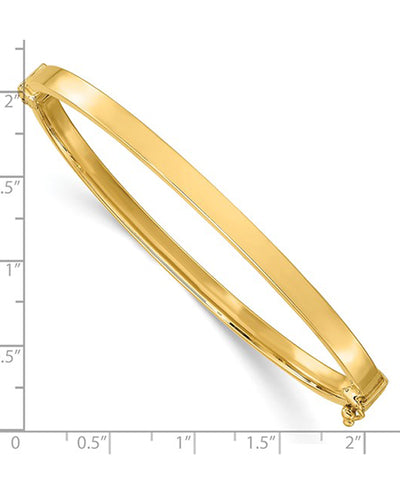 14K Yellow Gold Hinged Bangle