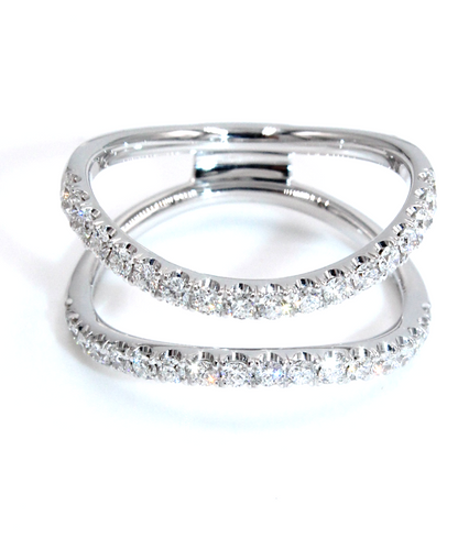 Simon G. LR1083 Ring Enhancer in 18K White Gold