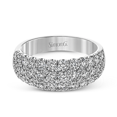Simon G. LR1174 Pave Set Diamond Band Ring