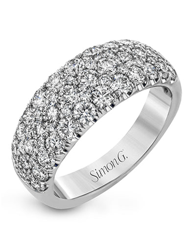 Simon G. LR1174 Pave Set Diamond Band Ring