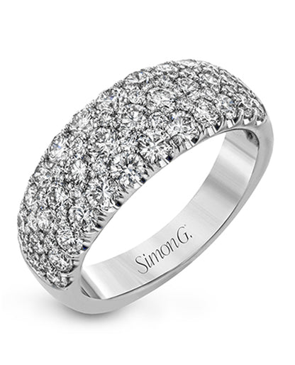 Simon G. LR1174 Pave Set Diamond Band Ring