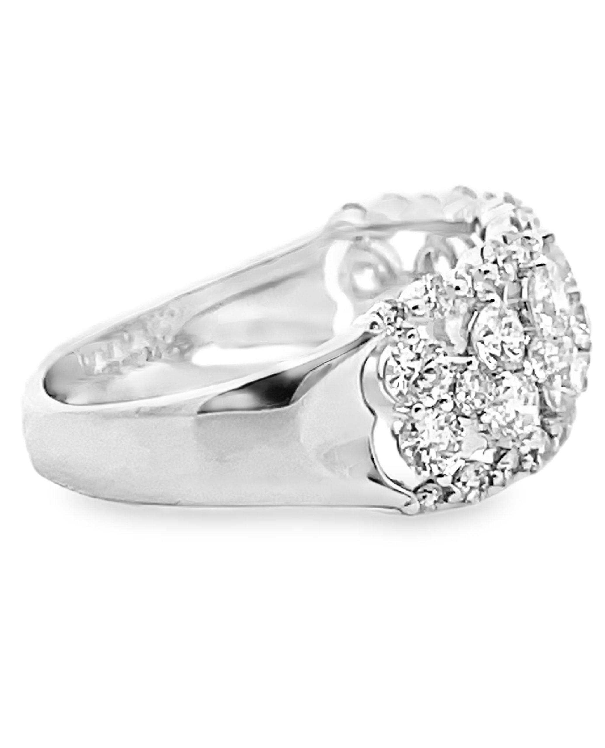 Simon G. LR3173 18K White Gold Diamond Band Ring