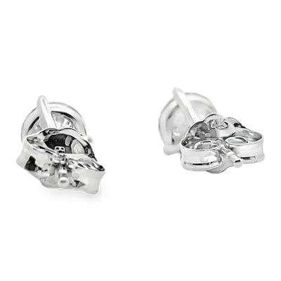 14K White Gold Lab Grown Diamond Stud Earrings- 1.00 Carats