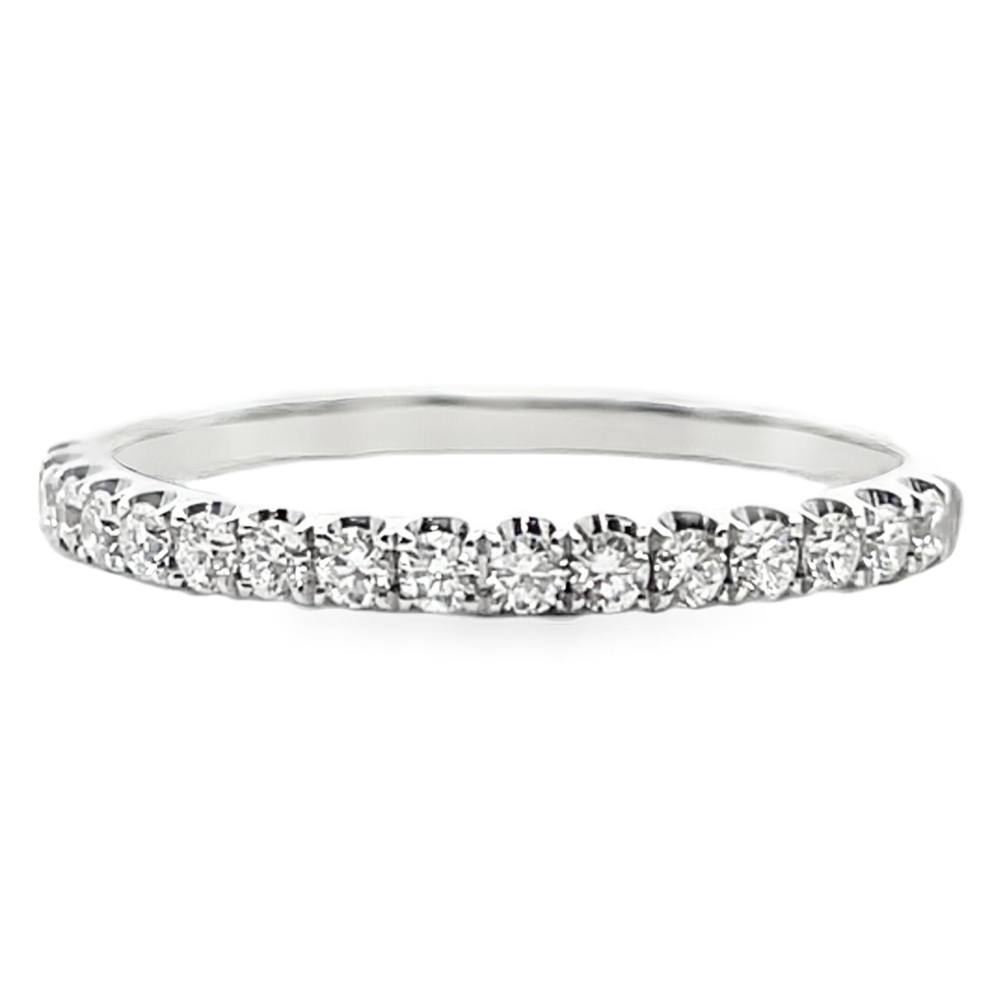 Simon G. 18K White Gold 0.26 carat Wedding Band