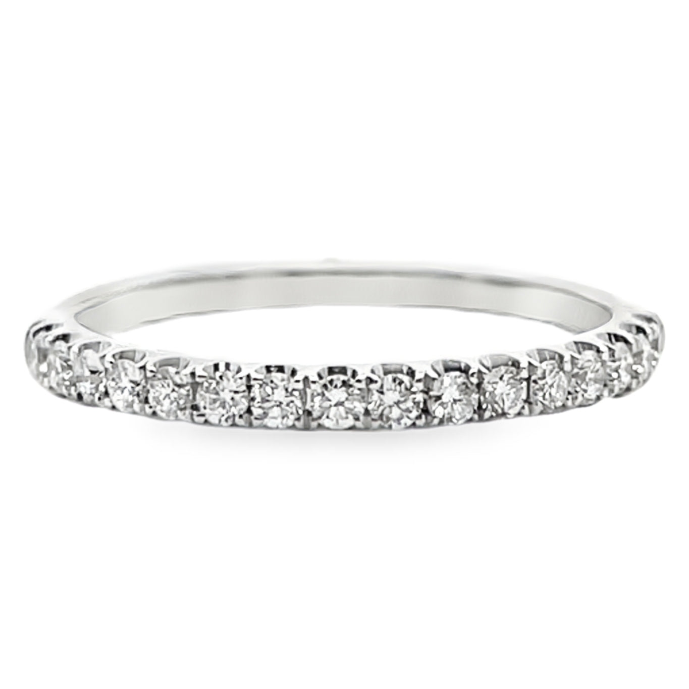 Simon G. 18K White Gold 0.26 carat Wedding Band