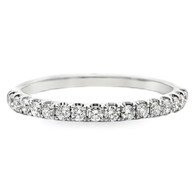 Simon G. 18K White Gold 0.26 carat Wedding Band