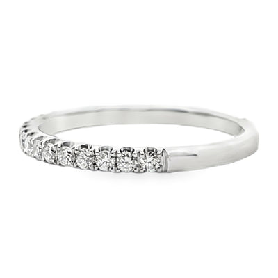 Simon G. 18K White Gold 0.26 carat Wedding Band