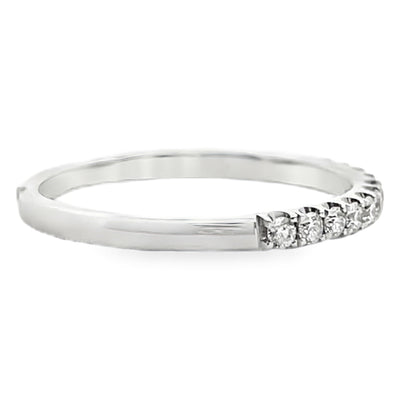 Simon G. 18K White Gold 0.26 carat Wedding Band