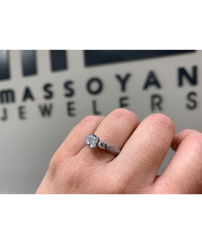 Scott Kay Vintage Crown Engagement Ring M11729