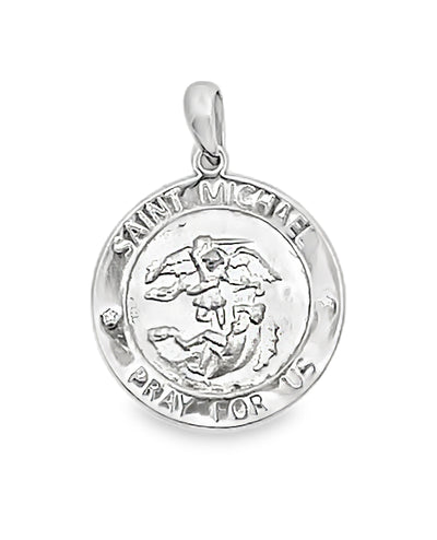 Sterling Silver St. Michael Charm