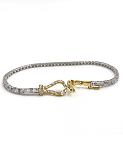 Simon G. 18K Two Tone Gold Diamond Bracelet MB1733-Y