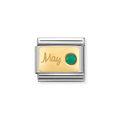 Nomination Composable Link 030519/05 Month Stone May Emerald