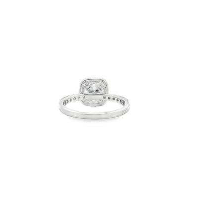 Simon G. MR2132 Engagement Ring Setting for 6.5 Millimeter Round Center Stone.