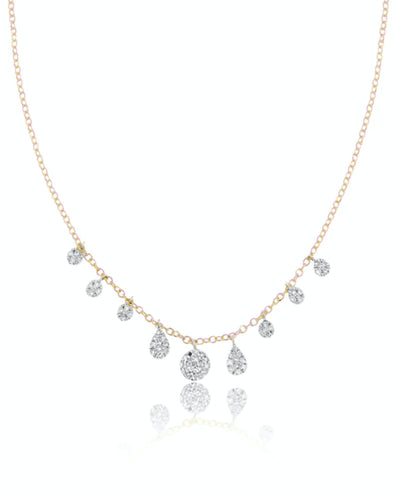 Meira T N11789/PG 14K Rose Gold Dainty Layering Necklace
