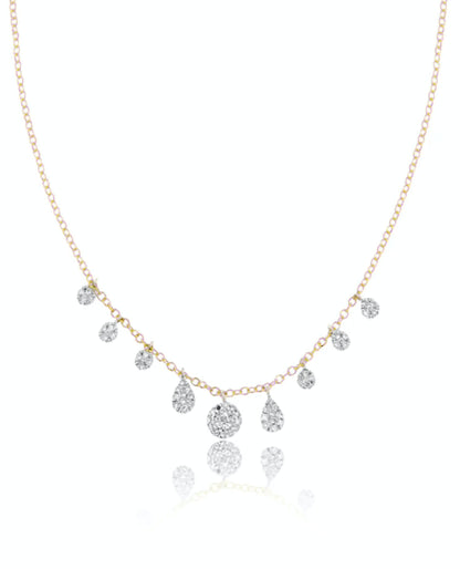 Meira T. N11789/PG 14K Rose Gold Dainty Layering Necklace
