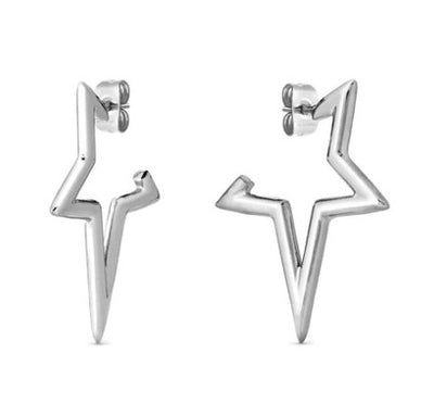 Nomination 134322/001 Ecclettica Star Earrings in Stainless Steel