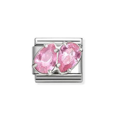 Nomination Composable 330329/10 Pink Double Teardrops