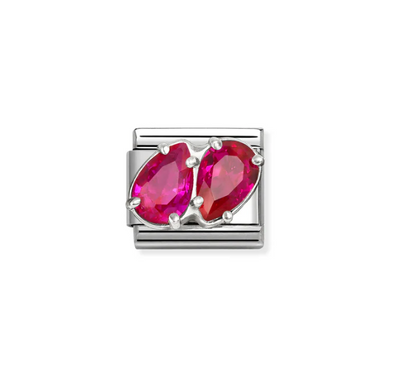 Nomination Composable Link 330329/11 Red Double Drops