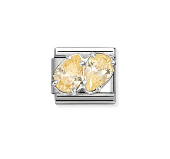 Nomination Composable 330329/15 Yellow Double Drops