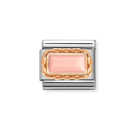 Nomination Composable 430512/10 Pink Coral in 9k Rose Gold