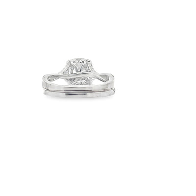 Simon G. NR468 Engagement Ring and Wedding Band Set
