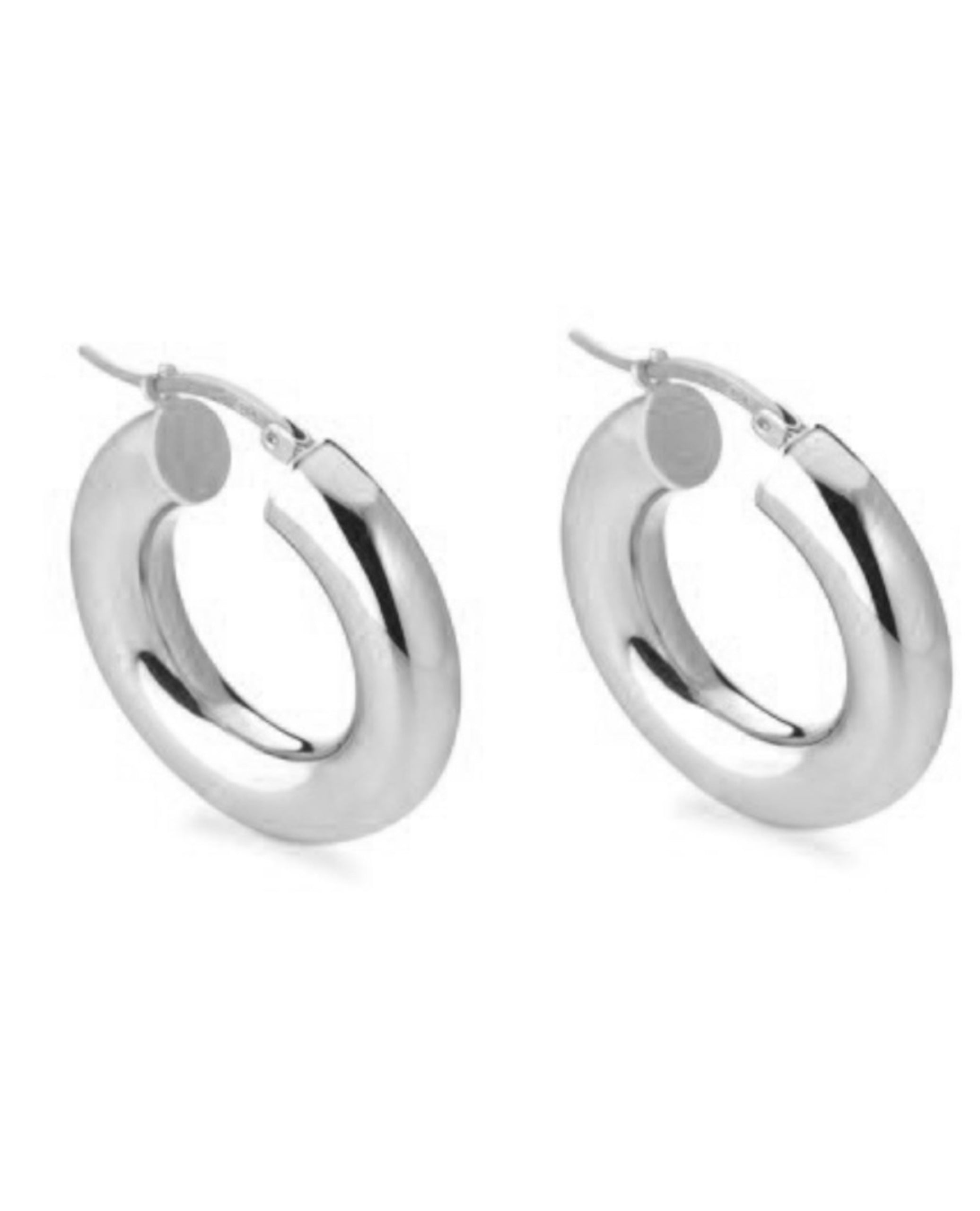 Marcello Pane ORSA 002 2.5 Centimeter Diameter Creole Earrings