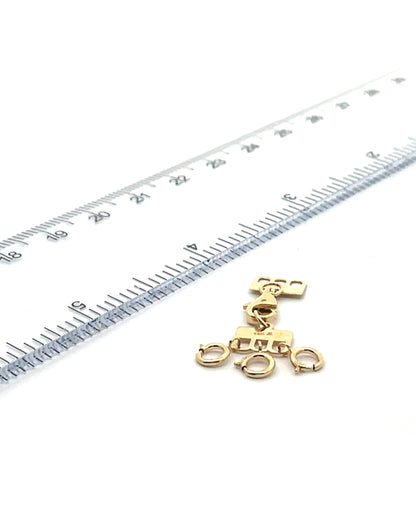 14K Yellow Gold Special Layering Clasp