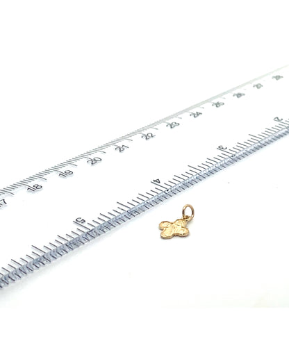 14K Yellow Gold Mini Crucifix Charm