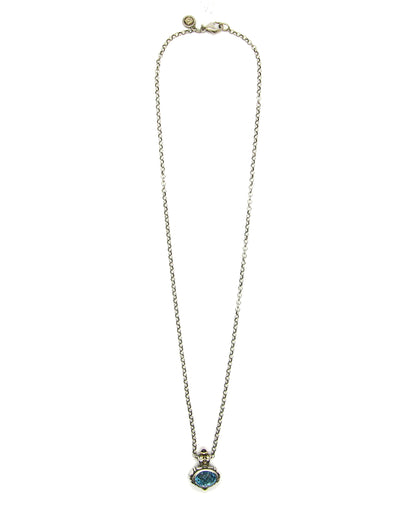 William Schraft Blue Topaz Necklace
