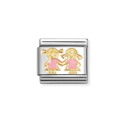 Nomination Composable 030272/91 Classic Symbols Pink Sisters