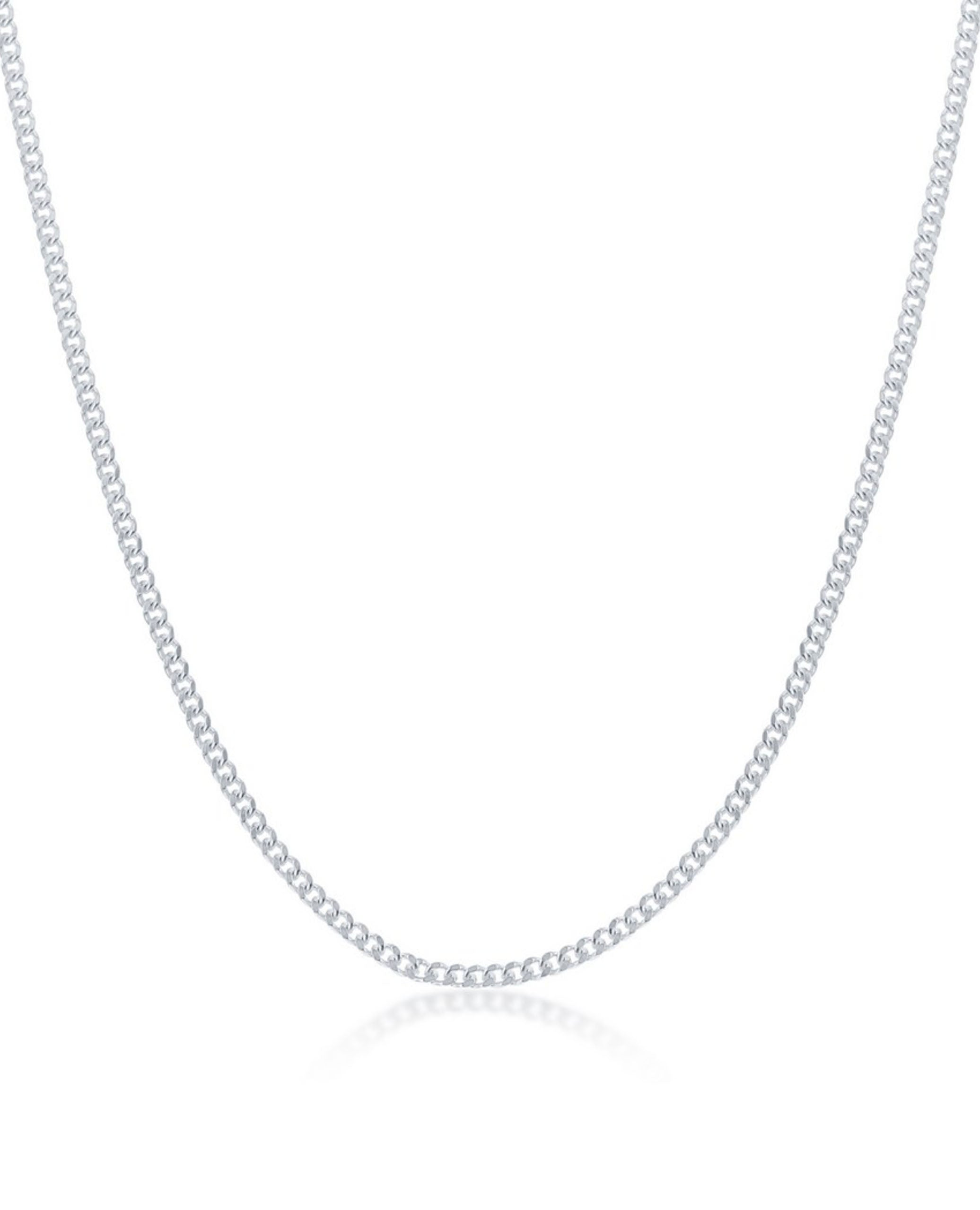 Sterling Silver 1.4mm Cuban Link Chain- 16 inches