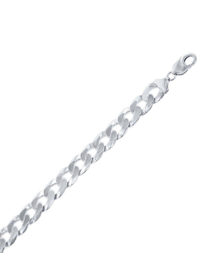 Sterling Silver 3.45mm Cuban Chain - 20 Inches